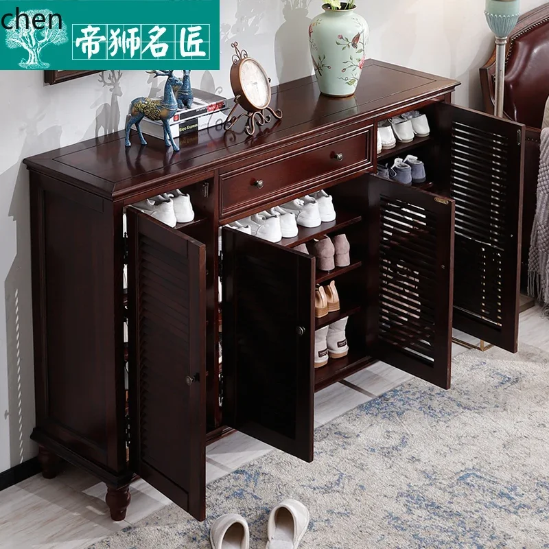 shoe cabinet solid wood household foyer cabinet louver door multi-function opposite door large-capacity entrance cabinet
shoe cabinet solid wood household foyer cabinet louver door multi-function opposite door large-capacity entrance cabinet