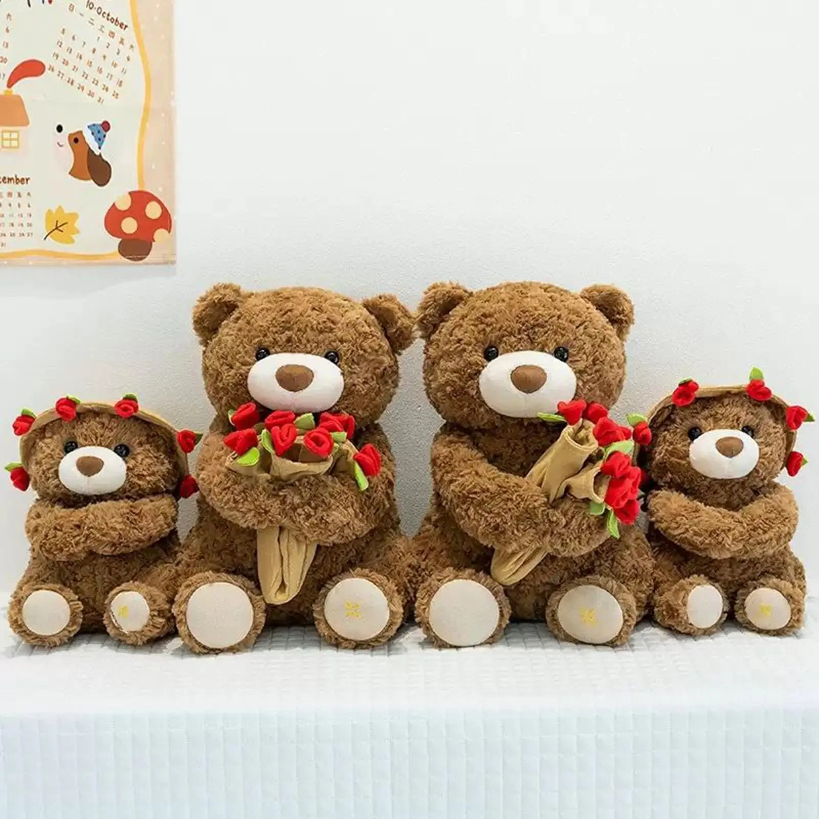 Мягкая плюшевая игрушка-медведь, приятная коллекционная мягкая кукла, милые мягкие игрушки в виде животных для взрослых, женщин, мужчин, детей, мальчиков
Мягкая плюшевая игрушка-медведь, приятная коллекционная мягкая кукла, милые мягкие игрушки в виде животных для взрослых, женщин, мужчин, детей, мальчиков