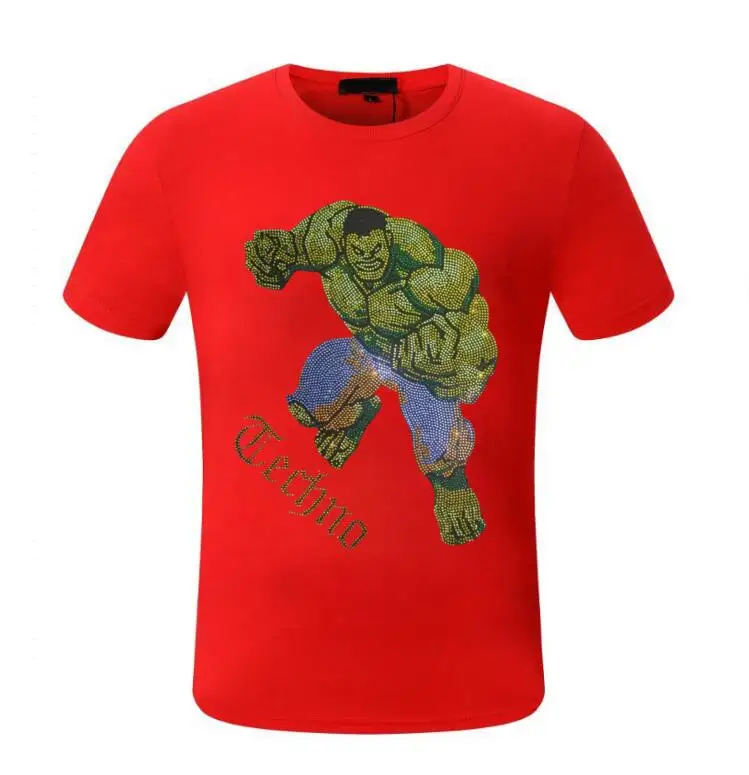 S-6XL Anime T Shirt For Men Rhinestones Dress Summer Fashion Diamonds T-Shirts Streetwear Men's Clothing
S-6XL Anime T Shirt For Men Rhinestones Dress Summer Fashion Diamonds T-Shirts Streetwear Men's Clothing