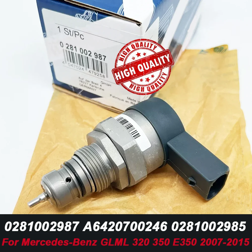 High Quality 0281002987 A6420700246 0281002985 Fuel Common Rail Pressure Regulator For Mercedes-Benz GLML 320 350 E350 2007-2015
High Quality 0281002987 A6420700246 0281002985 Fuel Common Rail Pressure Regulator For Mercedes-Benz GLML 320 350 E350 2007-2015