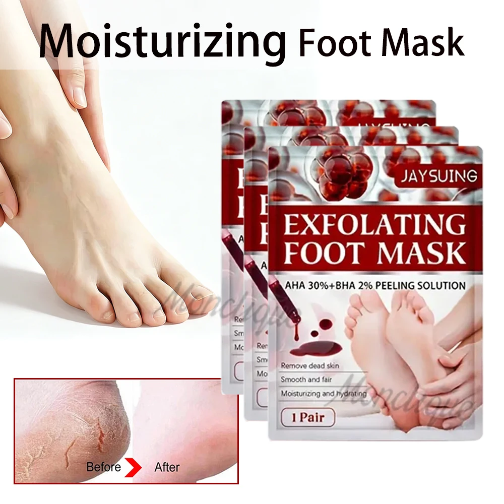 1/5 Pair Exfoliating Foot Mask Fruit Acid Moisturizing Socks Prevent Heel Cracking Peeling Moisturize Whitening Foot Care Tools
1/5 Pair Exfoliating Foot Mask Fruit Acid Moisturizing Socks Prevent Heel Cracking Peeling Moisturize Whitening Foot Care Tools