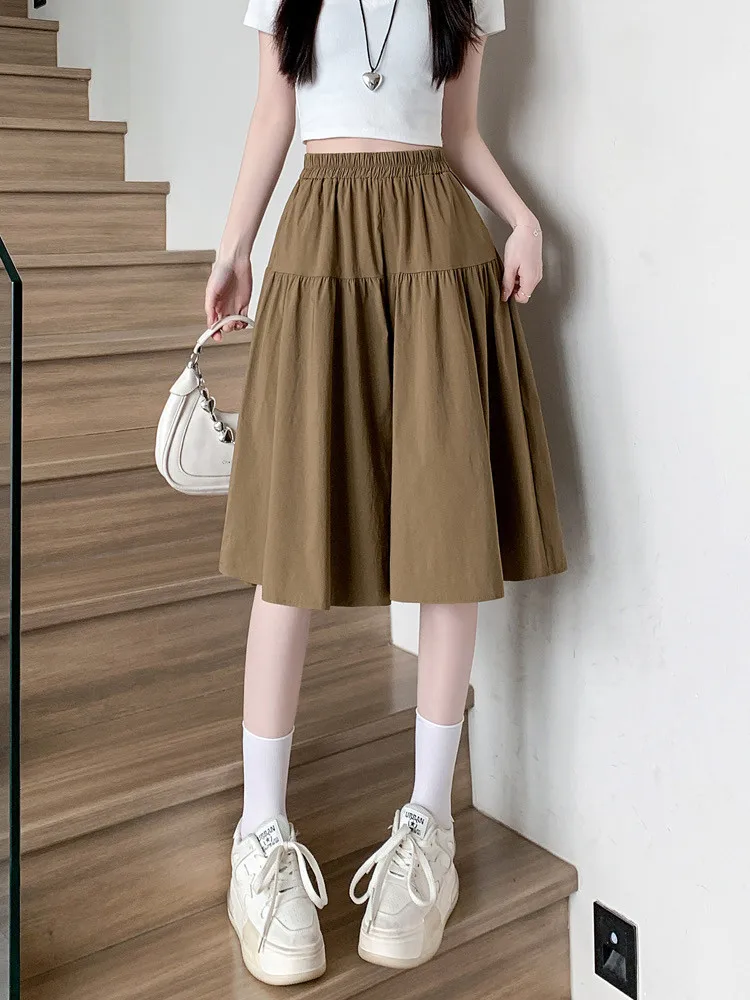Ice Silk Thin Qui Dry Wide Leg Skirt Pants Women Summer New Loose Slimming Large Size Seven-Foot Trendy Casual Pants
Ice Silk Thin Qui Dry Wide Leg Skirt Pants Women Summer New Loose Slimming Large Size Seven-Foot Trendy Casual Pants