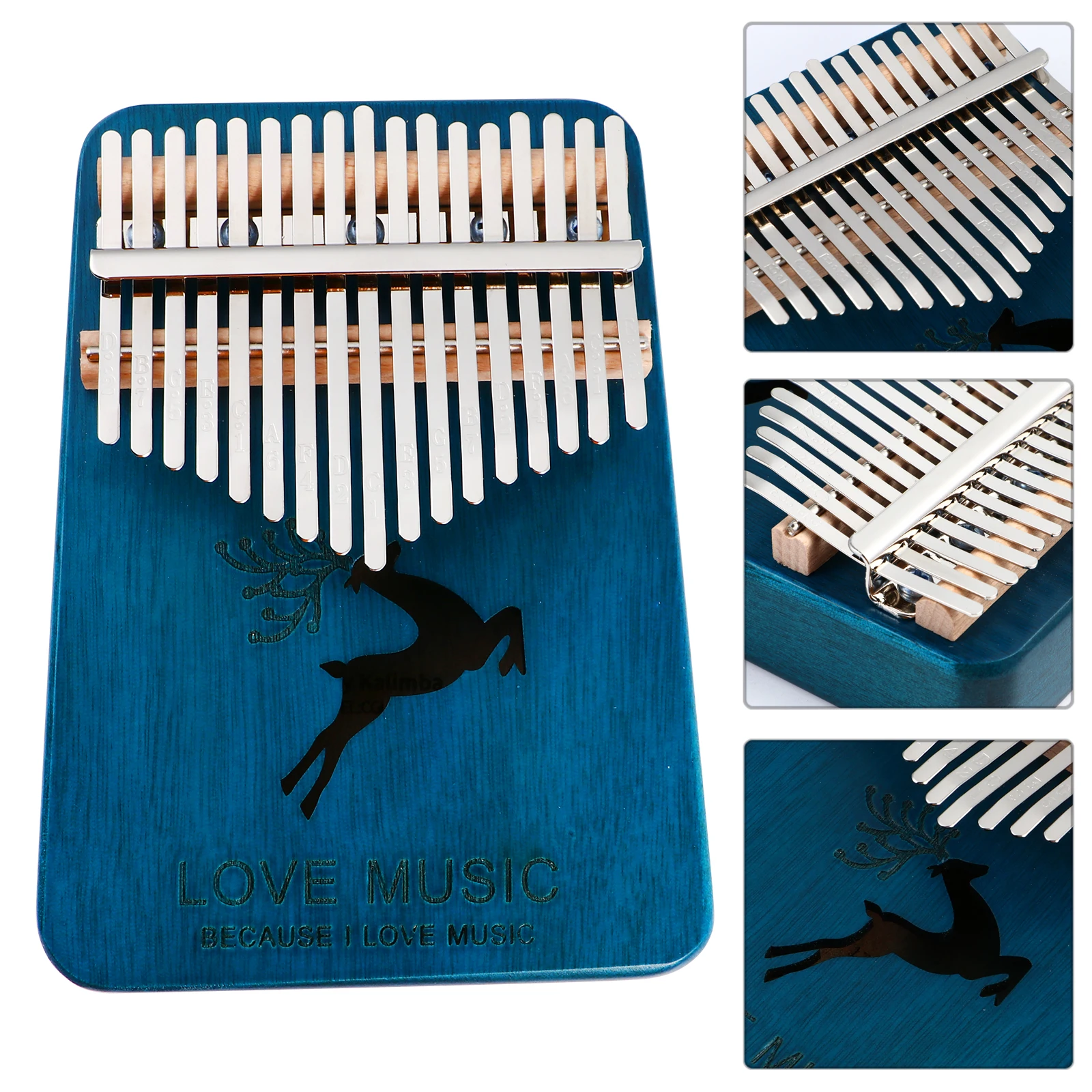 1 Set 17 Keys Thumb Kalimba Piano Finger Musical Instrument For Beginners Durable Wood Resonance Portable Small Piano
1 Set 17 Keys Thumb Kalimba Piano Finger Musical Instrument For Beginners Durable Wood Resonance Portable Small Piano
