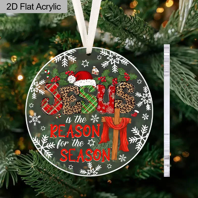 2D flat acrylic Christian Christmas decorations, "Rational Season" Christmas hats, Holly and cross designs
2D flat acrylic Christian Christmas decorations, "Rational Season" Christmas hats, Holly and cross designs