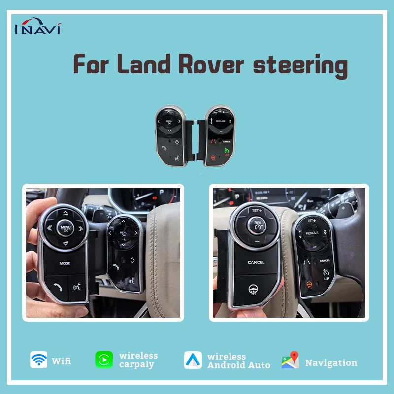 Для кнопок управления на рулевом колесе Range Rover Vogue L405/Sport L494/Discovery 5 LR5, сменные кнопки, ключи управления автомобиля
Для кнопок управления на рулевом колесе Range Rover Vogue L405/Sport L494/Discovery 5 LR5, сменные кнопки, ключи управления автомобиля