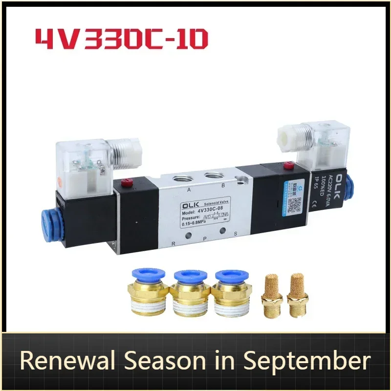 4V330C-10 4V330E-10 4V330P-10 Двуглавый двойной контроль 5-ходовой 3-позиционный удержатель мощности вниз Пневматический направленный электромагнитный клапан
4V330C-10 4V330E-10 4V330P-10 Двуглавый двойной контроль 5-ходовой 3-позиционный удержатель мощности вниз Пневматический направленный электромагнитный клапан