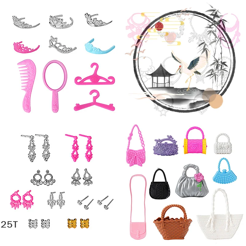 20 шт. универсальные серьги, браслеты, корона для 1/6, аксессуары для кукол, модный комплект, ювелирные изделия для куклы для девочек, украшение «сделай сам», игрушка
20 шт. универсальные серьги, браслеты, корона для 1/6, аксессуары для кукол, модный комплект, ювелирные изделия для куклы для девочек, украшение «сделай сам», игрушка