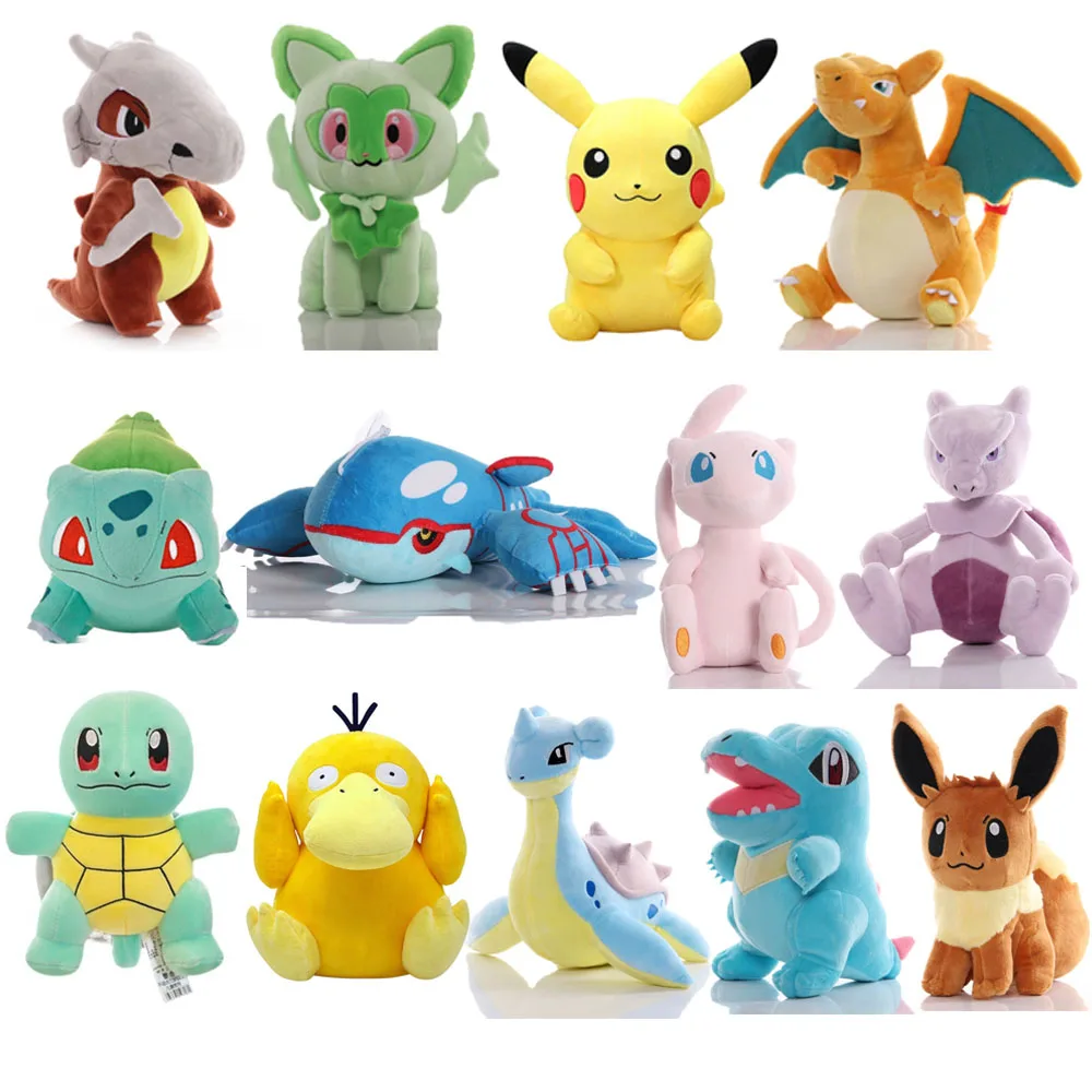 New Heat Original Pokemon Plush Charmander Squirtle Pikachu Plush Bulbasaur Anime Stuffed Animal Toy
New Heat Original Pokemon Plush Charmander Squirtle Pikachu Plush Bulbasaur Anime Stuffed Animal Toy
