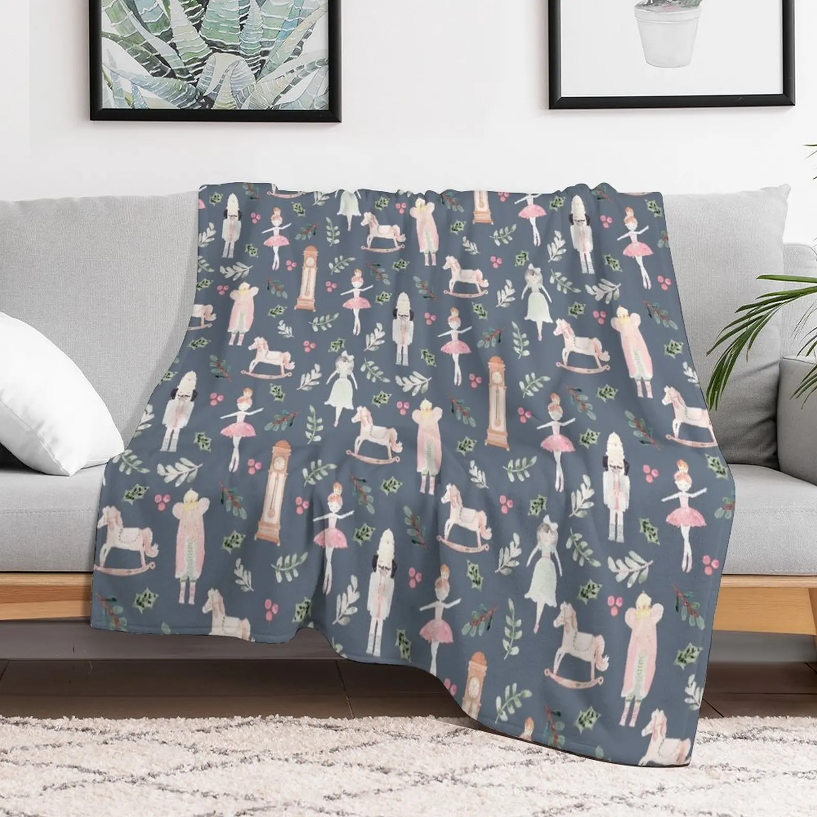 The Nutcracker _ navy watercolor Throw Blanket Summer Thins Bed linens Cute Plaid Blankets
The Nutcracker _ navy watercolor Throw Blanket Summer Thins Bed linens Cute Plaid Blankets