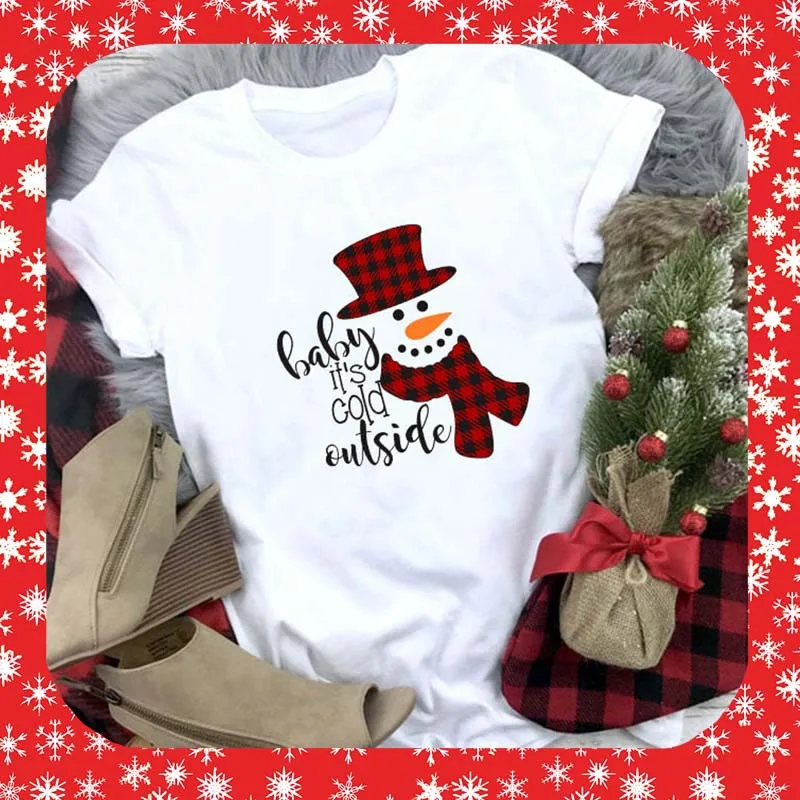 Female Women Shirts Kawaii T Shirt Cartoon Top Autumn Winter Tees Christmas T-shirt shirts for women
Female Women Shirts Kawaii T Shirt Cartoon Top Autumn Winter Tees Christmas T-shirt shirts for women