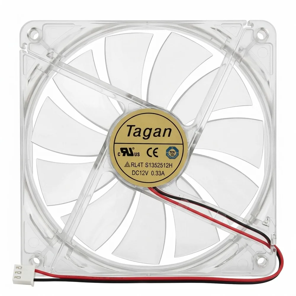 For Tagan RL4T S1352512H DC12V 0.33A 13.5CM 135mm fan 2Pin
For Tagan RL4T S1352512H DC12V 0.33A 13.5CM 135mm fan 2Pin