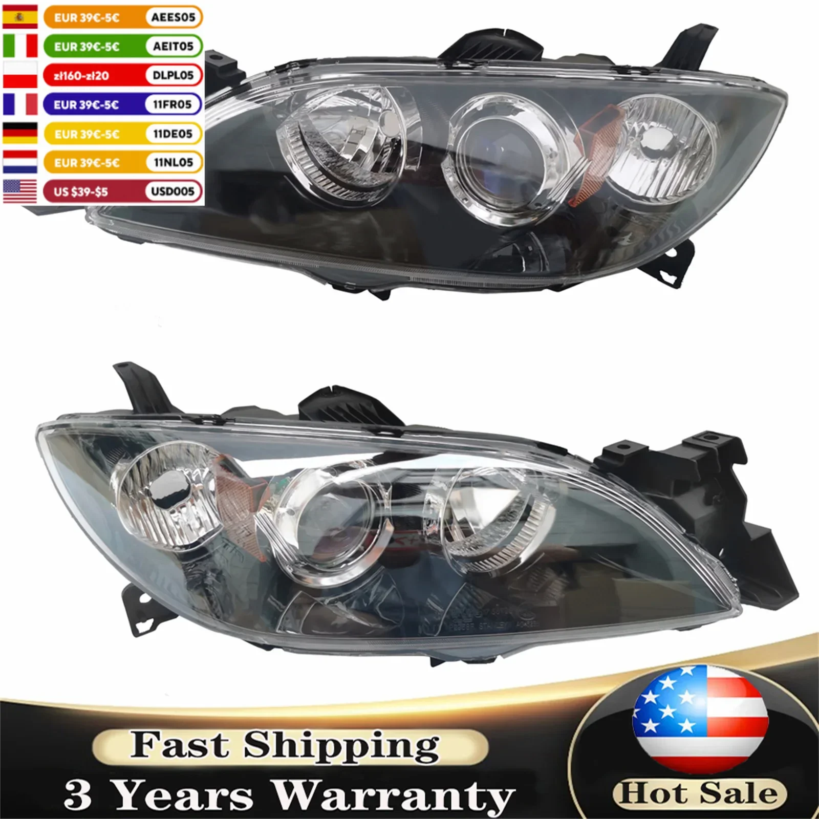 Передняя фара в сборе для Mazda 3 Sedan 2004 2005 2006 2007 2008 2009, правая пассажирская сторона/левая сторона водителя/пара
Передняя фара в сборе для Mazda 3 Sedan 2004 2005 2006 2007 2008 2009, правая пассажирская сторона/левая сторона водителя/пара