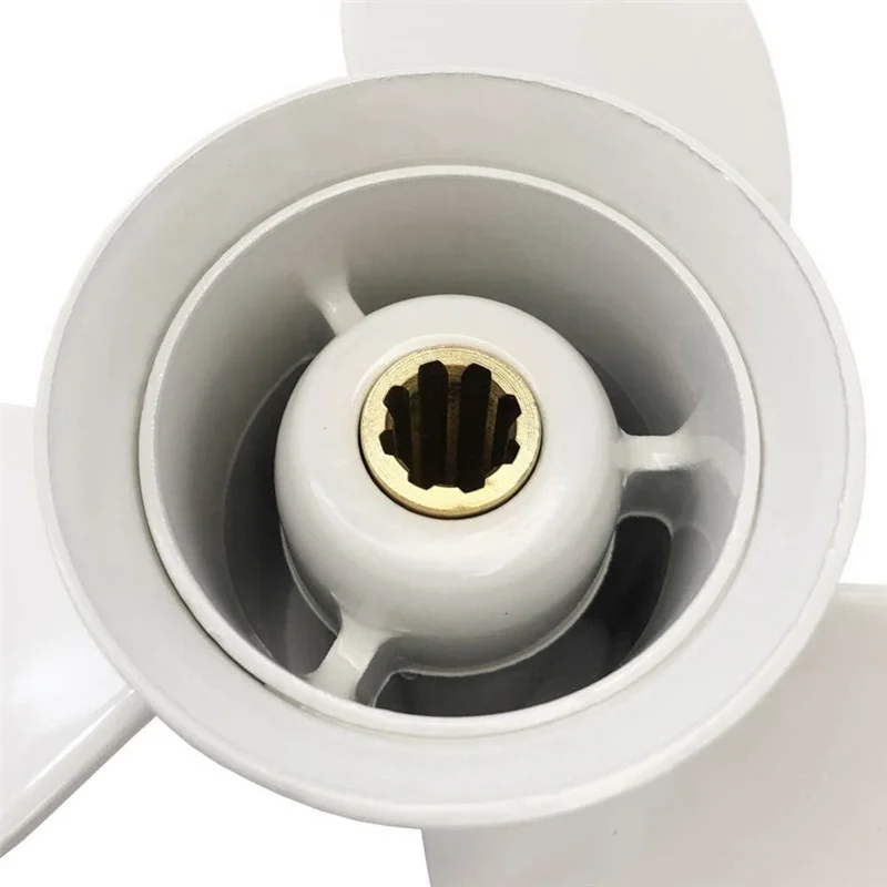 Replacement Outboard Motor Propeller 63V-45952-00-EL For Yamaha 9.9HP, 15HP Engine Models – 9 1/4X10-J, 3 Blades
Replacement Outboard Motor Propeller 63V-45952-00-EL For Yamaha 9.9HP, 15HP Engine Models – 9 1/4X10-J, 3 Blades