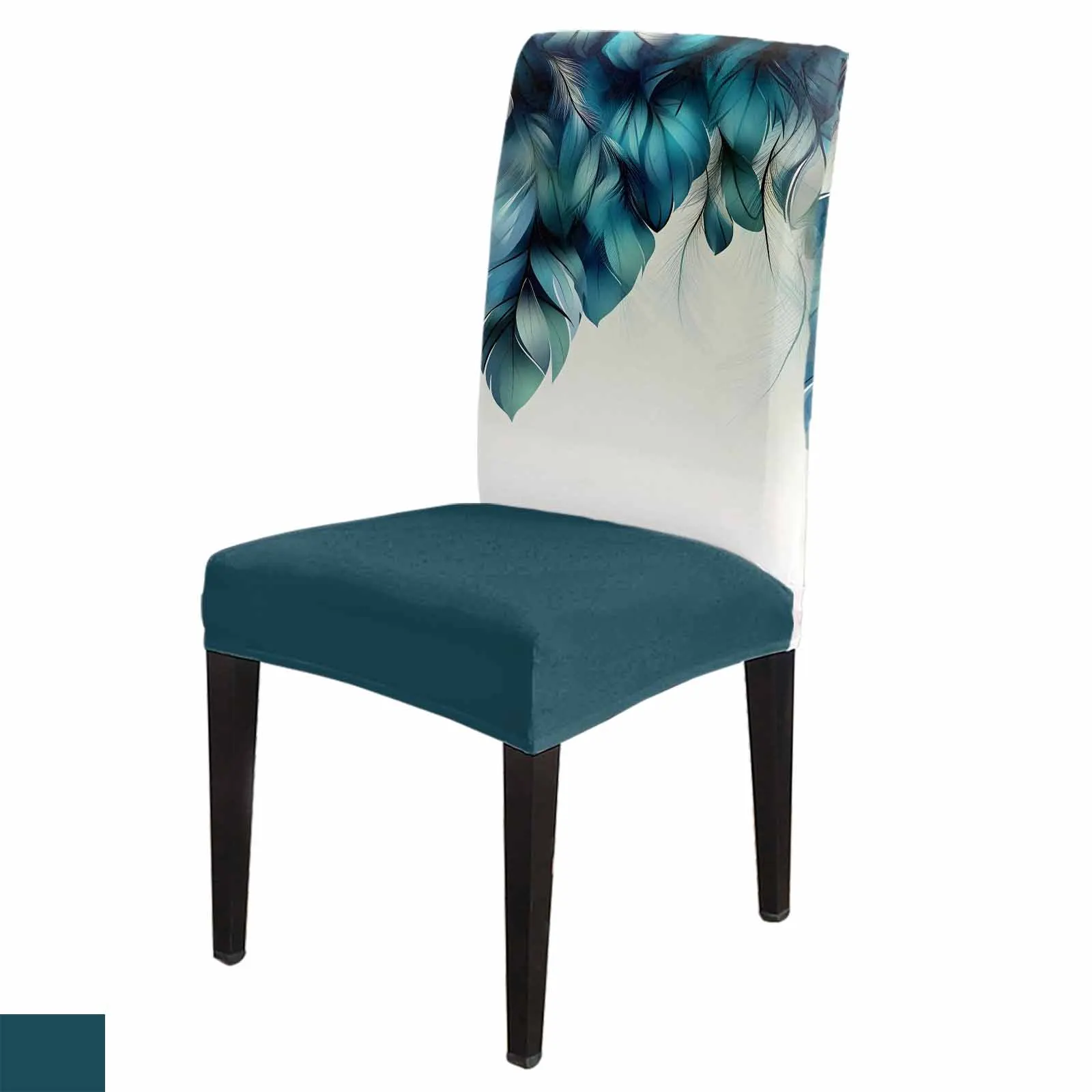 Чехол на стул с абстрактным рисунком перьев для столовой, кухни, скатерти, домашний декор
Чехол на стул с абстрактным рисунком перьев для столовой, кухни, скатерти, домашний декор