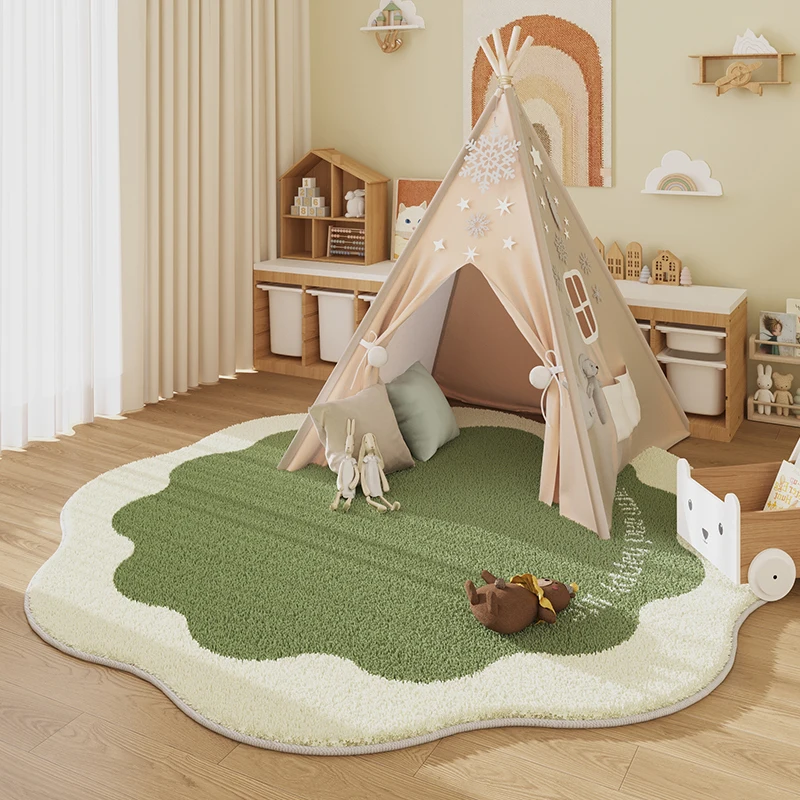 Cartoon Style Rugs for Bedroom Irregular Shapes Living Room Decoration Carpet Thick Plush Children Floor Mat Study Anti-slip Rug
Cartoon Style Rugs for Bedroom Irregular Shapes Living Room Decoration Carpet Thick Plush Children Floor Mat Study Anti-slip Rug