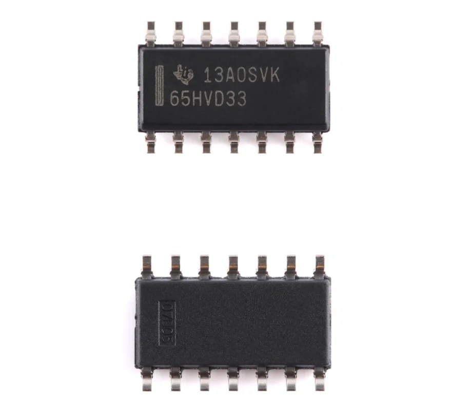 Оригинальный SN65HVD33DR SOIC-14 3,3 В полнодуплексный драйвер RS-485 и чип приемника
Оригинальный SN65HVD33DR SOIC-14 3,3 В полнодуплексный драйвер RS-485 и чип приемника