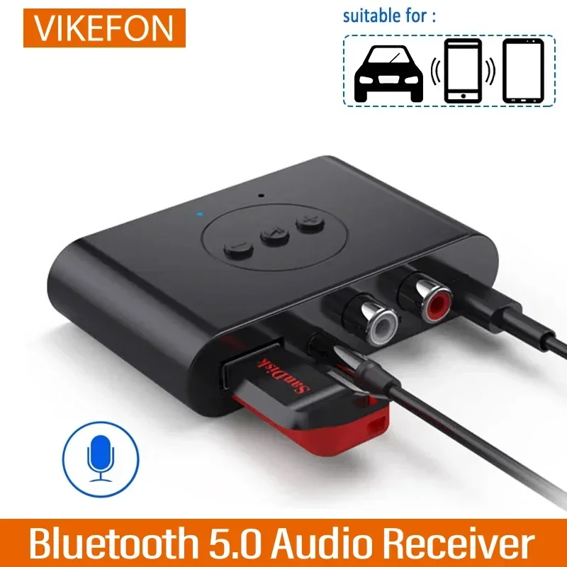 Bluetooth 5.0 Audio Receiver U Disk RCA 3.5mm 3.5 AUX Jack Stereo Music Wireless Adapter with Mic For Car Kit Speaker Amplifier
Bluetooth 5.0 Audio Receiver U Disk RCA 3.5mm 3.5 AUX Jack Stereo Music Wireless Adapter with Mic For Car Kit Speaker Amplifier
