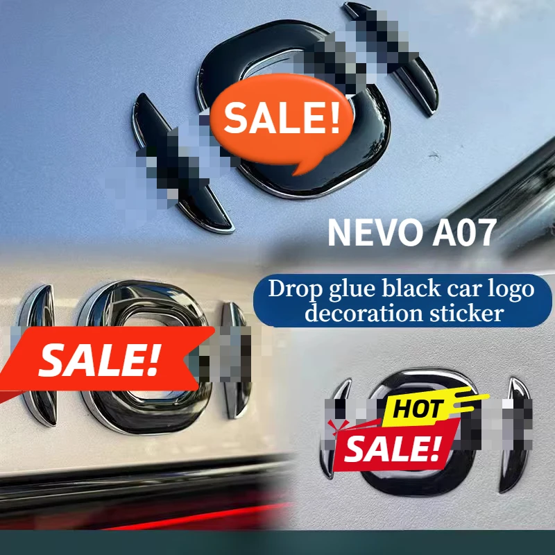 For Changan NEVO A07 Car logo with black sticker 3D stereoscopic glue on the front and rear steering wheel label
For Changan NEVO A07 Car logo with black sticker 3D stereoscopic glue on the front and rear steering wheel label