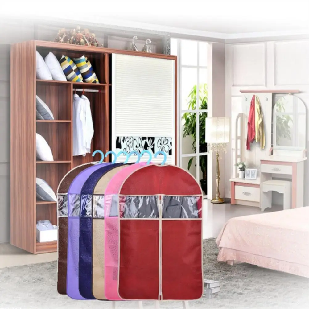 High-end Embossing Clothes Cover Suit Storage Bag Garment Organizer Protector Case Size S (Dark Red)
High-end Embossing Clothes Cover Suit Storage Bag Garment Organizer Protector Case Size S (Dark Red)