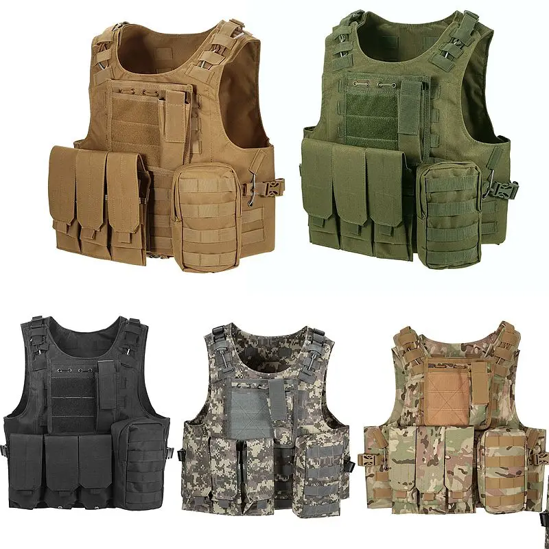 Outdoor Army Combat Accessories Hunting Battle Tank Vest Men's Air Gun Color Bullets CS War Game Protective Equipment
Outdoor Army Combat Accessories Hunting Battle Tank Vest Men's Air Gun Color Bullets CS War Game Protective Equipment