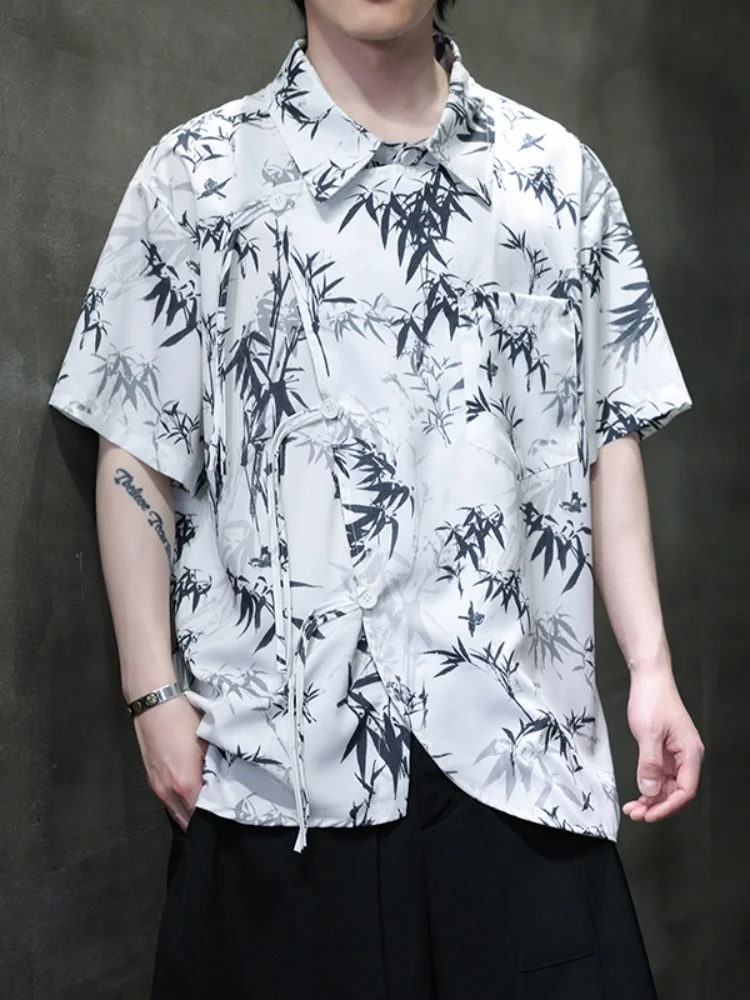 Ice Silk ort Sve irt Men's High-End Bamboo Print Chinese Sle Summer Faion Tang Costume Reformed Hanfu Loose Fit Yo...
Ice Silk ort Sve irt Men's High-End Bamboo Print Chinese Sle Summer Faion Tang Costume Reformed Hanfu Loose Fit Yo...