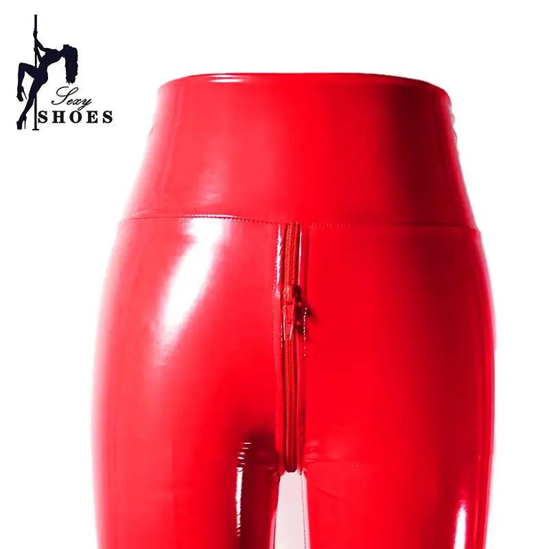 Open Cut Broek Rode Lift Butt Slank