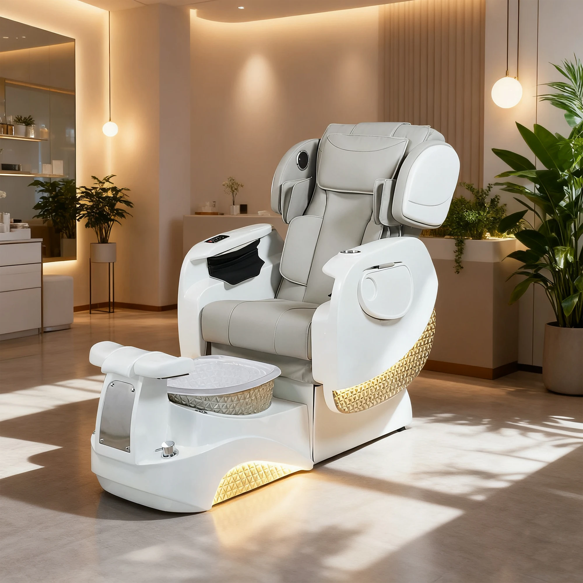 OEM & ODM Luxury Pedicure Massage Chair for Nail Salons and Spas Customizable Spa Furniture
OEM & ODM Luxury Pedicure Massage Chair for Nail Salons and Spas Customizable Spa Furniture