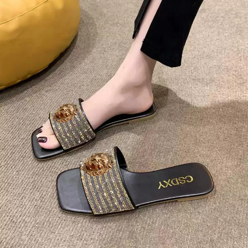 Flat fashion slippers female summer outside wear new non-slip Harajuku style net red sandals large size sexy sandals 34
Flat fashion slippers female summer outside wear new non-slip Harajuku style net red sandals large size sexy sandals 34