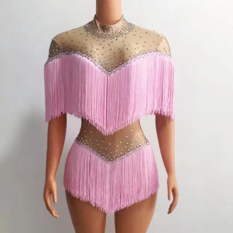 Jazz Costumes Birthday Celebrate Outfit Modern Singer Party Show Rhinestone Fringes Bodysuit
Jazz Costumes Birthday Celebrate Outfit Modern Singer Party Show Rhinestone Fringes Bodysuit