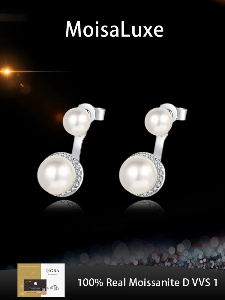 MoisaLuxe Official Store Moissanite Plata Sterling 925 Silver Fashion Jewelry Pearl Simple Earrings for Women Hoops Piercing
MoisaLuxe Official Store Moissanite Plata Sterling 925 Silver Fashion Jewelry Pearl Simple Earrings for Women Hoops Piercing