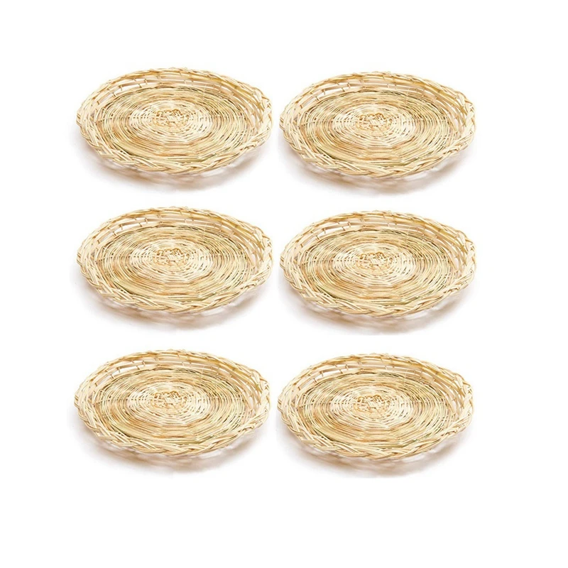 Hot 6Pcs Bamboo Paper Plate Holder - 10 Inch Round Woven Plate Holder, Reusable Paper Plate Holders For Picnic Party
Hot 6Pcs Bamboo Paper Plate Holder - 10 Inch Round Woven Plate Holder, Reusable Paper Plate Holders For Picnic Party