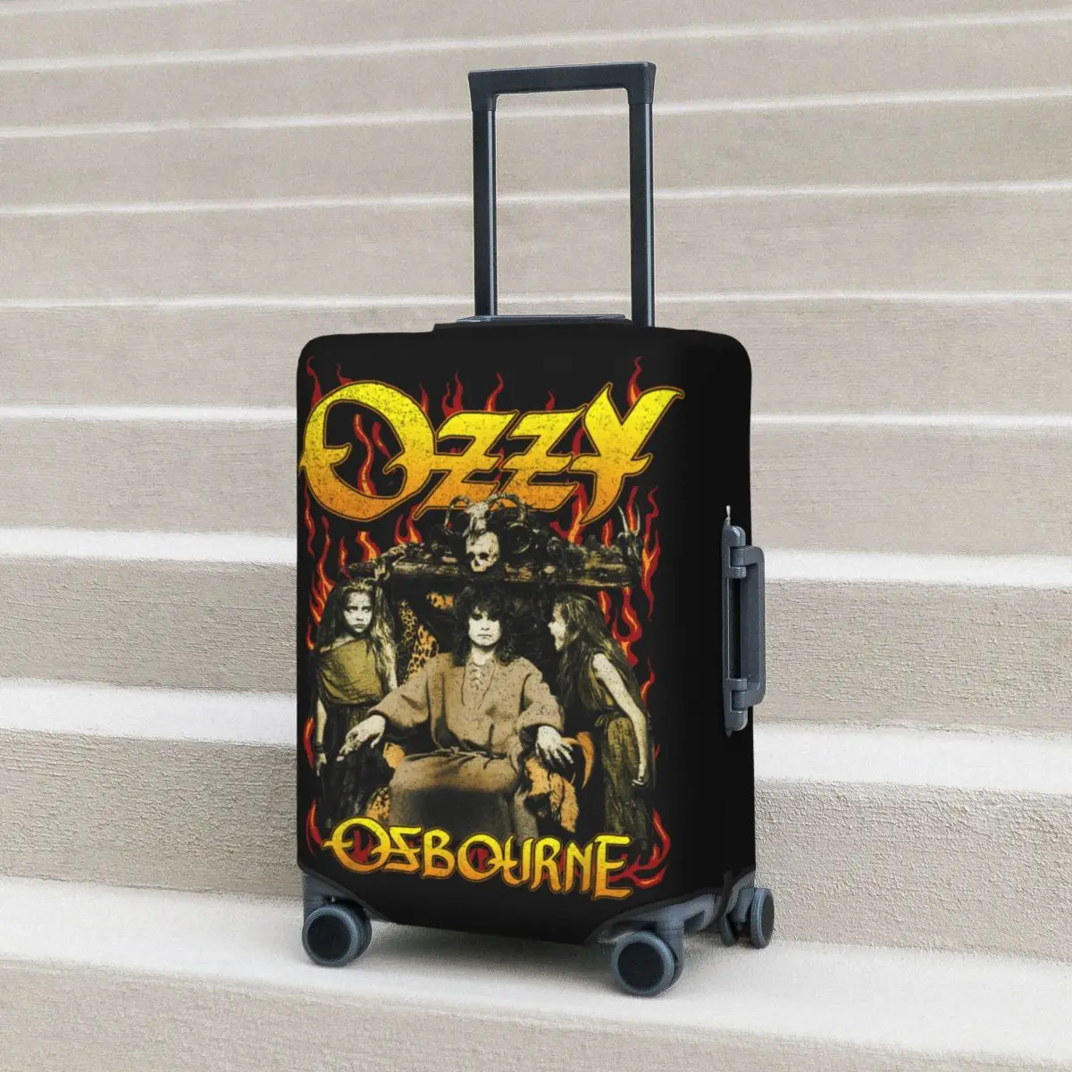 Чехол для чемодана Heavy Metal Rock Ozzy Osbourne с красным пламенем, забавная защита для путешествий, аксессуары для багажа, праздник
Чехол для чемодана Heavy Metal Rock Ozzy Osbourne с красным пламенем, забавная защита для путешествий, аксессуары для багажа, праздник