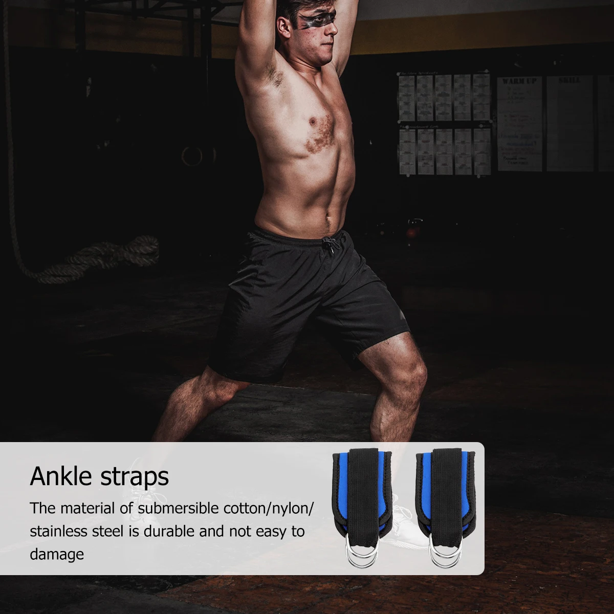 Ankle Straps Gym Support Weight Leg Exercise B Weightlifting Cable Machines Fitness Cuff Adjustable Comfortable
Ankle Straps Gym Support Weight Leg Exercise B Weightlifting Cable Machines Fitness Cuff Adjustable Comfortable