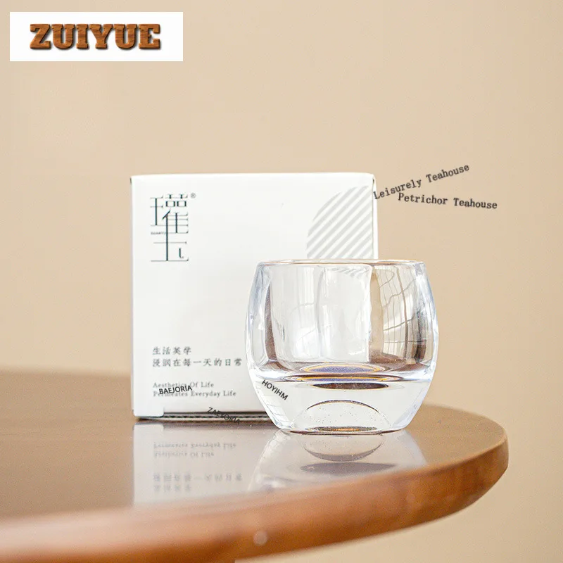 85ml Crystal Glass Teacup Creative Tea Bowl Mug Tea-tasting Smelling Cup Chazhan Master Cups Kung Fu Tea Tea Ceremony Ornaments
85ml Crystal Glass Teacup Creative Tea Bowl Mug Tea-tasting Smelling Cup Chazhan Master Cups Kung Fu Tea Tea Ceremony Ornaments