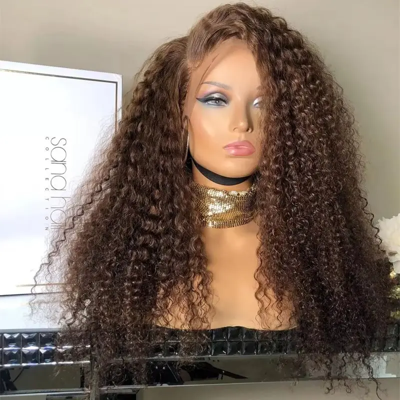 Long Kinky Curly Brown Glueless 180Density 26inch Deep Lace Front Wig For Women With Baby Hair Preplucked Daily
Long Kinky Curly Brown Glueless 180Density 26inch Deep Lace Front Wig For Women With Baby Hair Preplucked Daily
