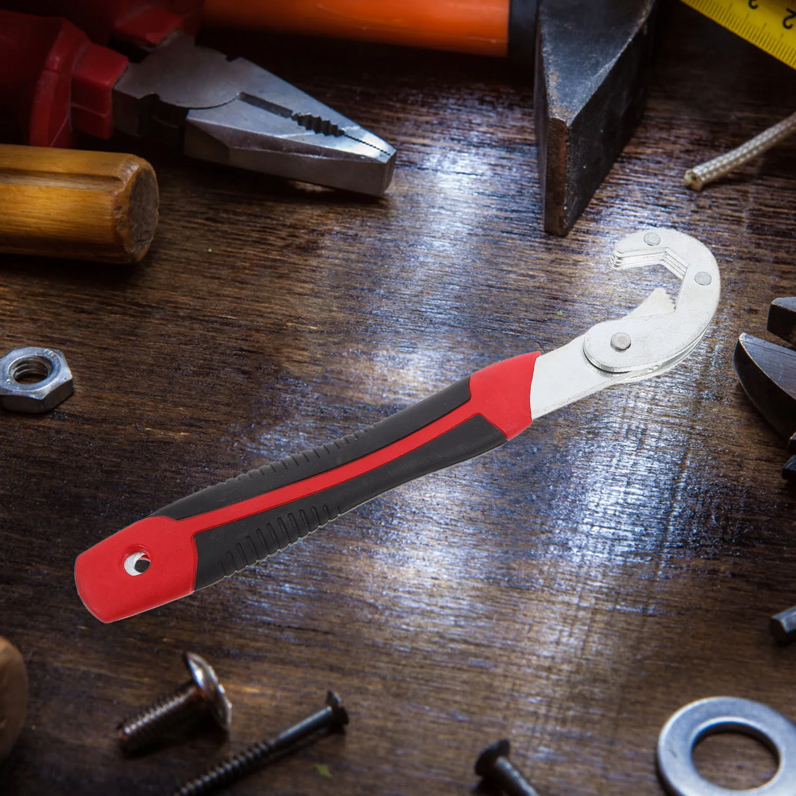 Multifunctional Adjustable Universal Spanner Plumbing Basin Car Repair Red Strong Easy Grip Wide Mouth for Tight
Multifunctional Adjustable Universal Spanner Plumbing Basin Car Repair Red Strong Easy Grip Wide Mouth for Tight