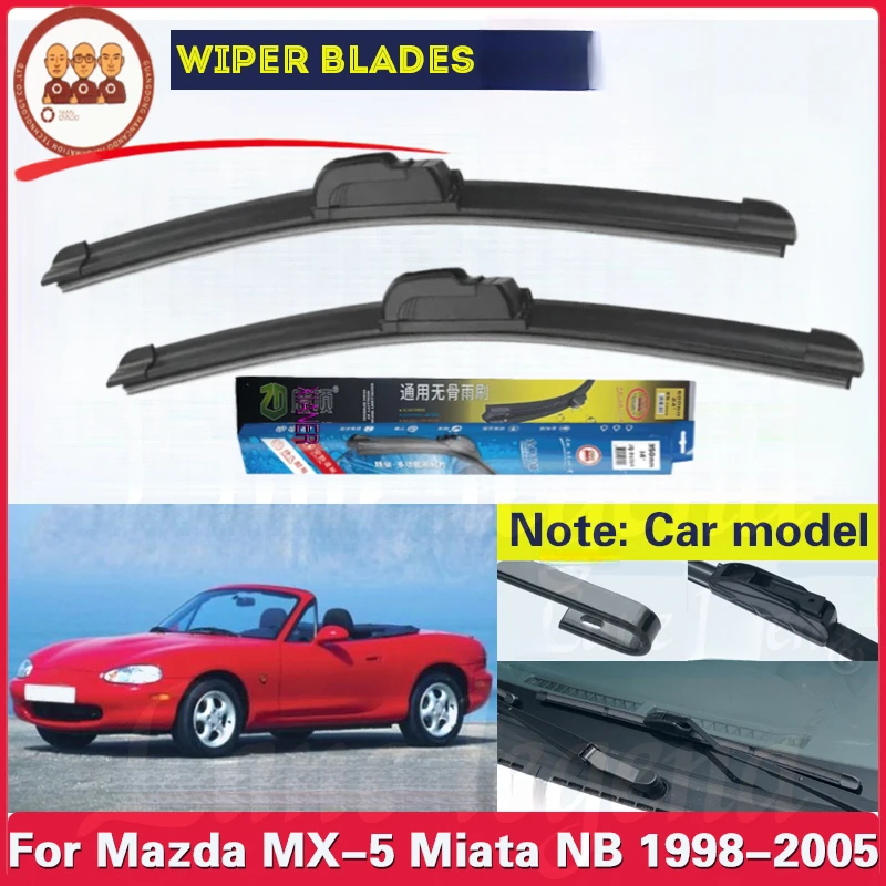 For Mazda MX-5 MX5 Miata NB 1998 - 2005 Car Wiper Blades Front Window Windscreen Windshield
For Mazda MX-5 MX5 Miata NB 1998 - 2005 Car Wiper Blades Front Window Windscreen Windshield