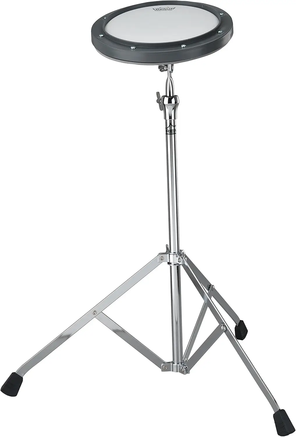 8 Inch Tunable Practice Drum Pad with Stand Mount, Grey
8 Inch Tunable Practice Drum Pad with Stand Mount, Grey