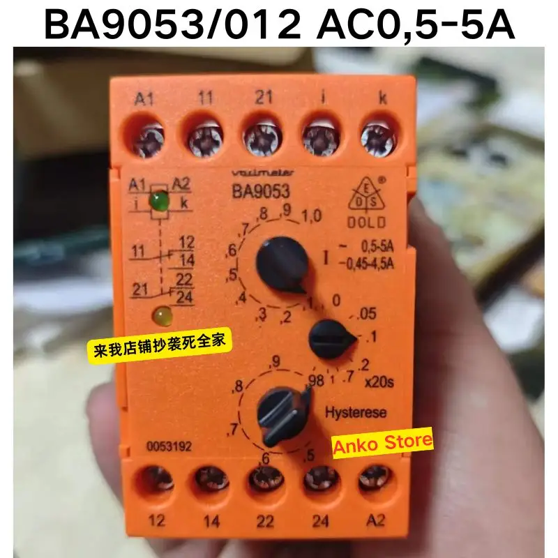 95 new BA9053/012 AC0,5-5A safety relay
95 new BA9053/012 AC0,5-5A safety relay