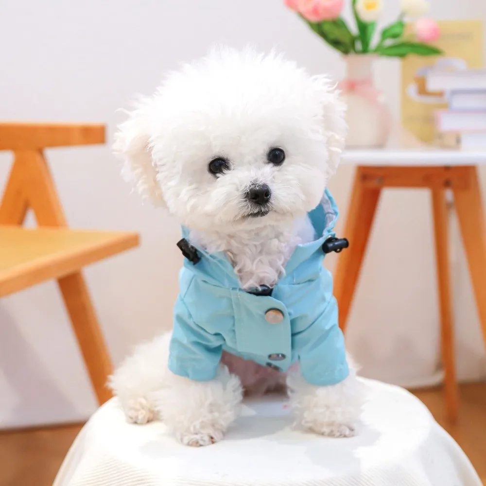 Windproof Dog Hooded Raincoat Adjustable with Zipper Waterproof Dogs Clothes Two Legged Dog Rain Jacket Sport Activities
Windproof Dog Hooded Raincoat Adjustable with Zipper Waterproof Dogs Clothes Two Legged Dog Rain Jacket Sport Activities