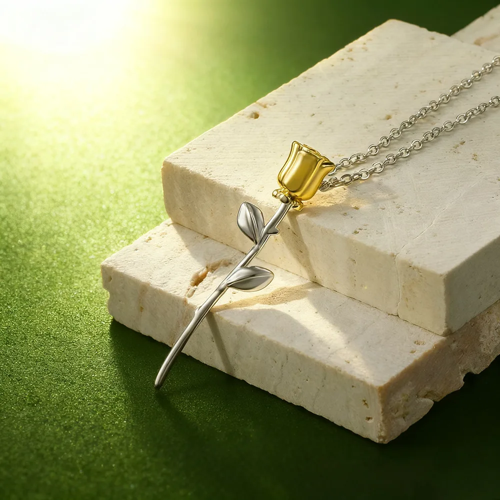 Real 925 Sterling Silver Rose Flower Pendant Necklace Choker Colar de Prata For Women Minimalist Cute Plant Fine Jewelry
Real 925 Sterling Silver Rose Flower Pendant Necklace Choker Colar de Prata For Women Minimalist Cute Plant Fine Jewelry
