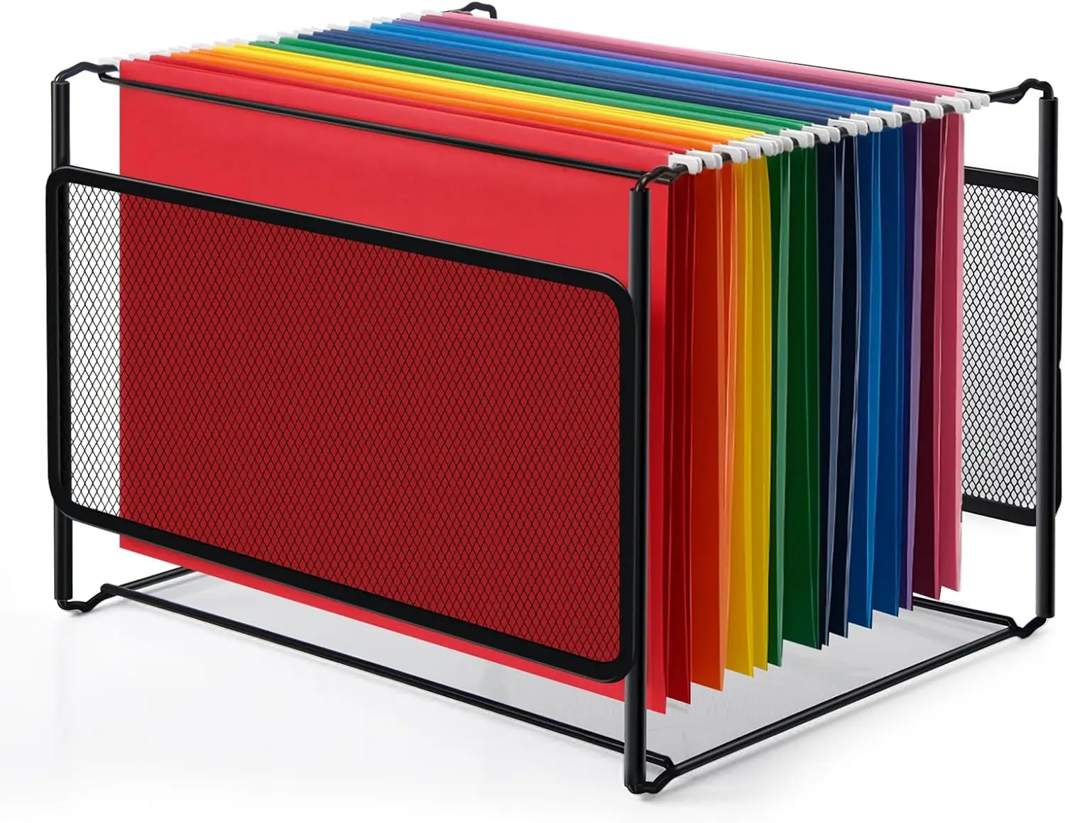 Hanging File Organizer, Letter Size File Folder with Metal Mesh, Space-Saving Storage Box for Home Office
Hanging File Organizer, Letter Size File Folder with Metal Mesh, Space-Saving Storage Box for Home Office