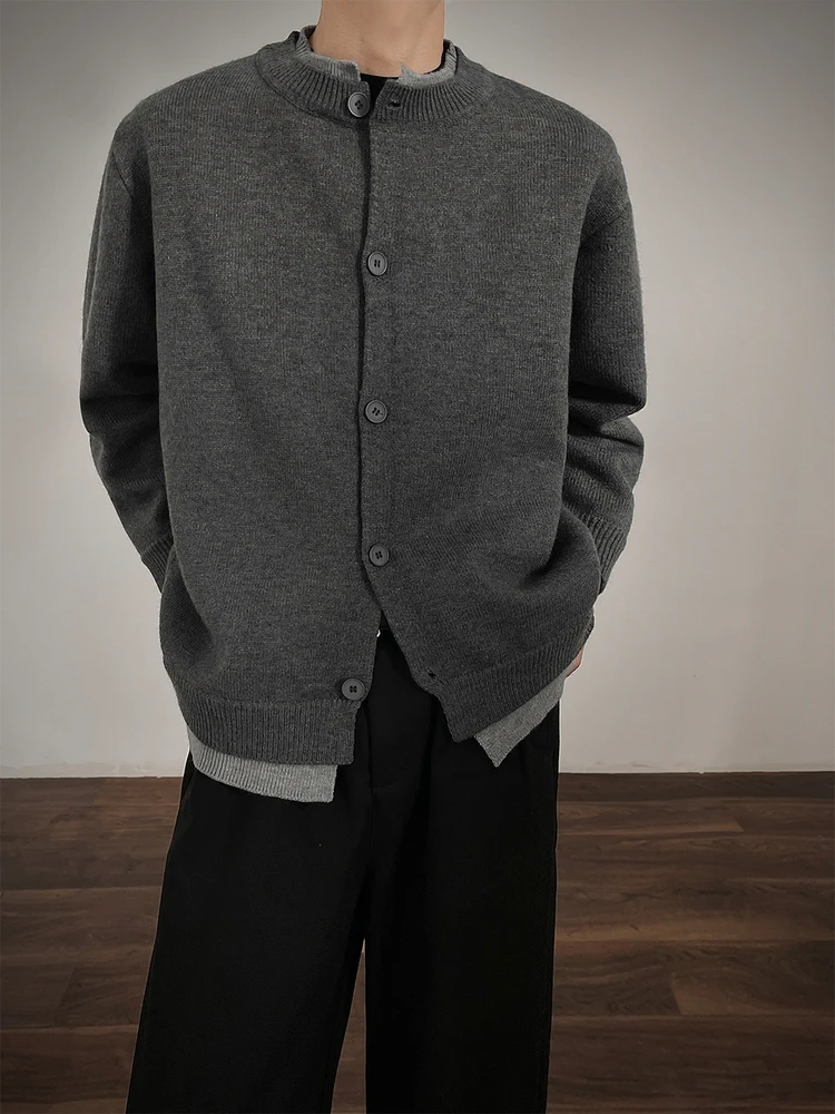 Повседневный мужской открытый кардиган-свитер, искусственный двухсекционный свободный крой, удобный ленивый Sle, осенний модный бренд Cleanfit
Повседневный мужской открытый кардиган-свитер, искусственный двухсекционный свободный крой, удобный ленивый Sle, осенний модный бренд Cleanfit