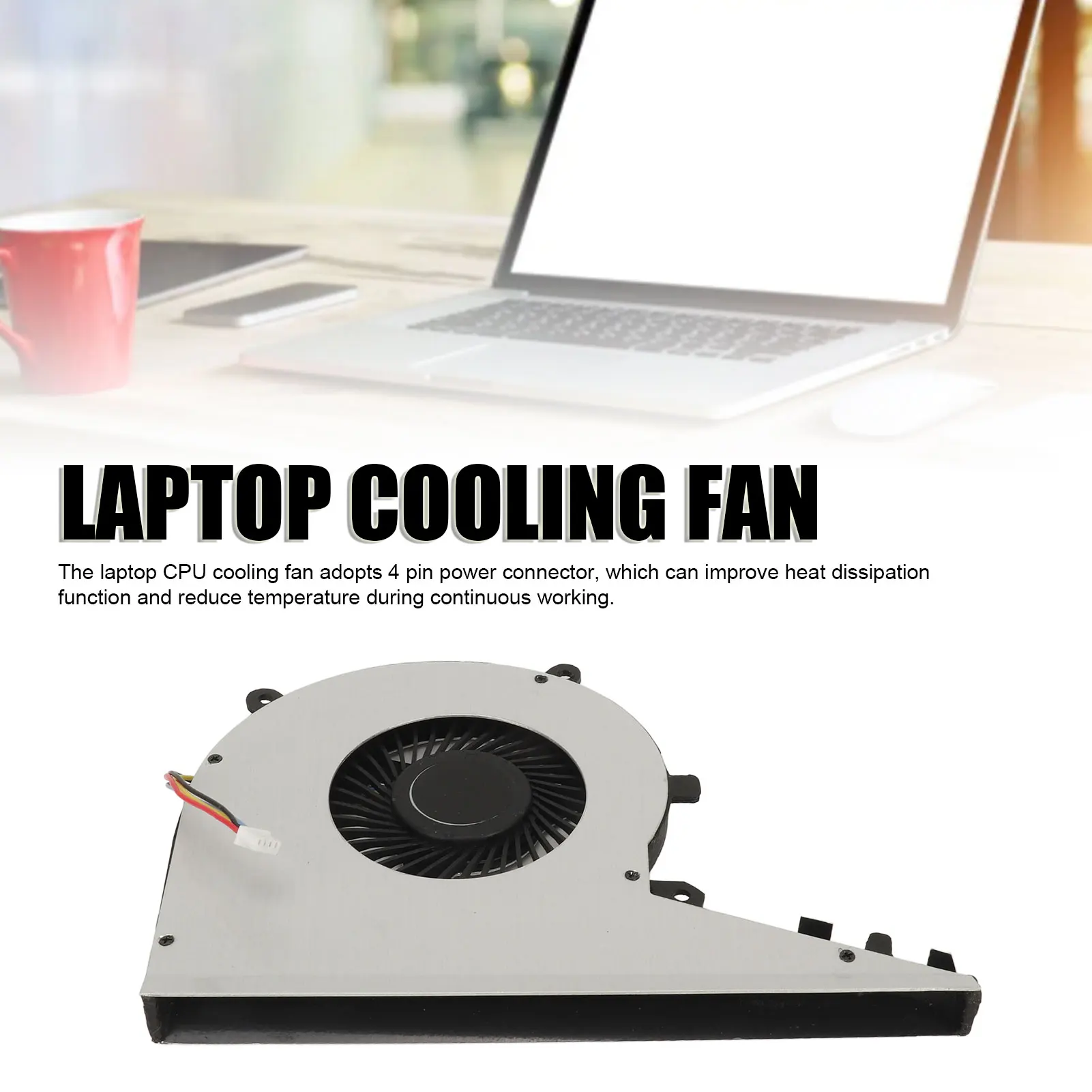 Replacement Laptop Cooling Fan 4 Pin Laptop Cooling Fan Aluminium Alloy and ABS Compact for 925461 001 Laptop for 17 AE Laptop
Replacement Laptop Cooling Fan 4 Pin Laptop Cooling Fan Aluminium Alloy and ABS Compact for 925461 001 Laptop for 17 AE Laptop