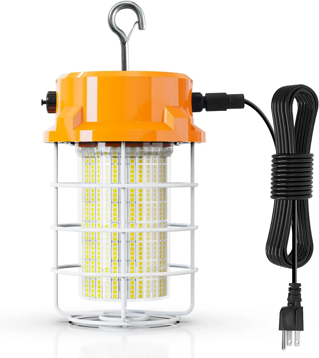 80W LED Work Light 12000Lm 5000K Portable Construction Light IP67 Waterproof with Hook for Job Site Garage
80W LED Work Light 12000Lm 5000K Portable Construction Light IP67 Waterproof with Hook for Job Site Garage