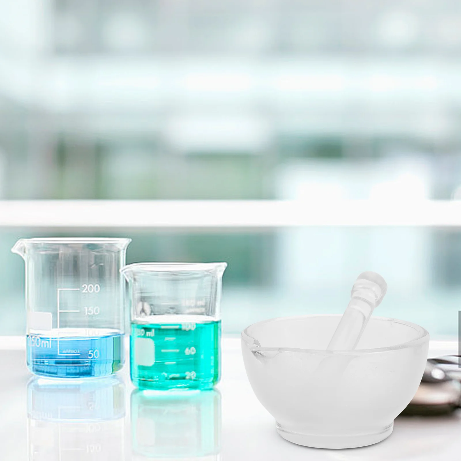 1Set Mini Glass Mortars and Pestle Set for Laboratory Grinding and Mixing Polished Surface High Temperature Resistant Lab
1Set Mini Glass Mortars and Pestle Set for Laboratory Grinding and Mixing Polished Surface High Temperature Resistant Lab