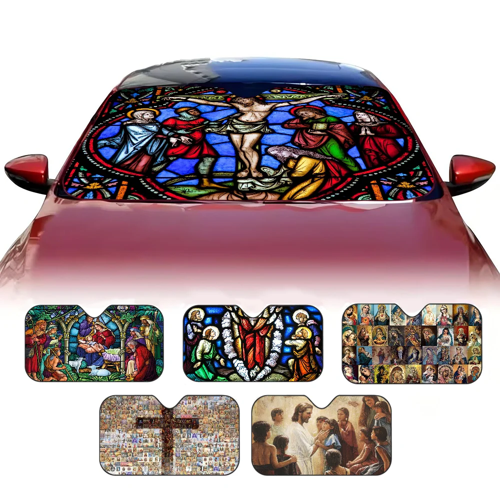 Jesus Christ Foldable Front Windshield Sunshade 70x130cm Anime Cartoon Foils Car Sun Visor Sun Shade Protect
Jesus Christ Foldable Front Windshield Sunshade 70x130cm Anime Cartoon Foils Car Sun Visor Sun Shade Protect