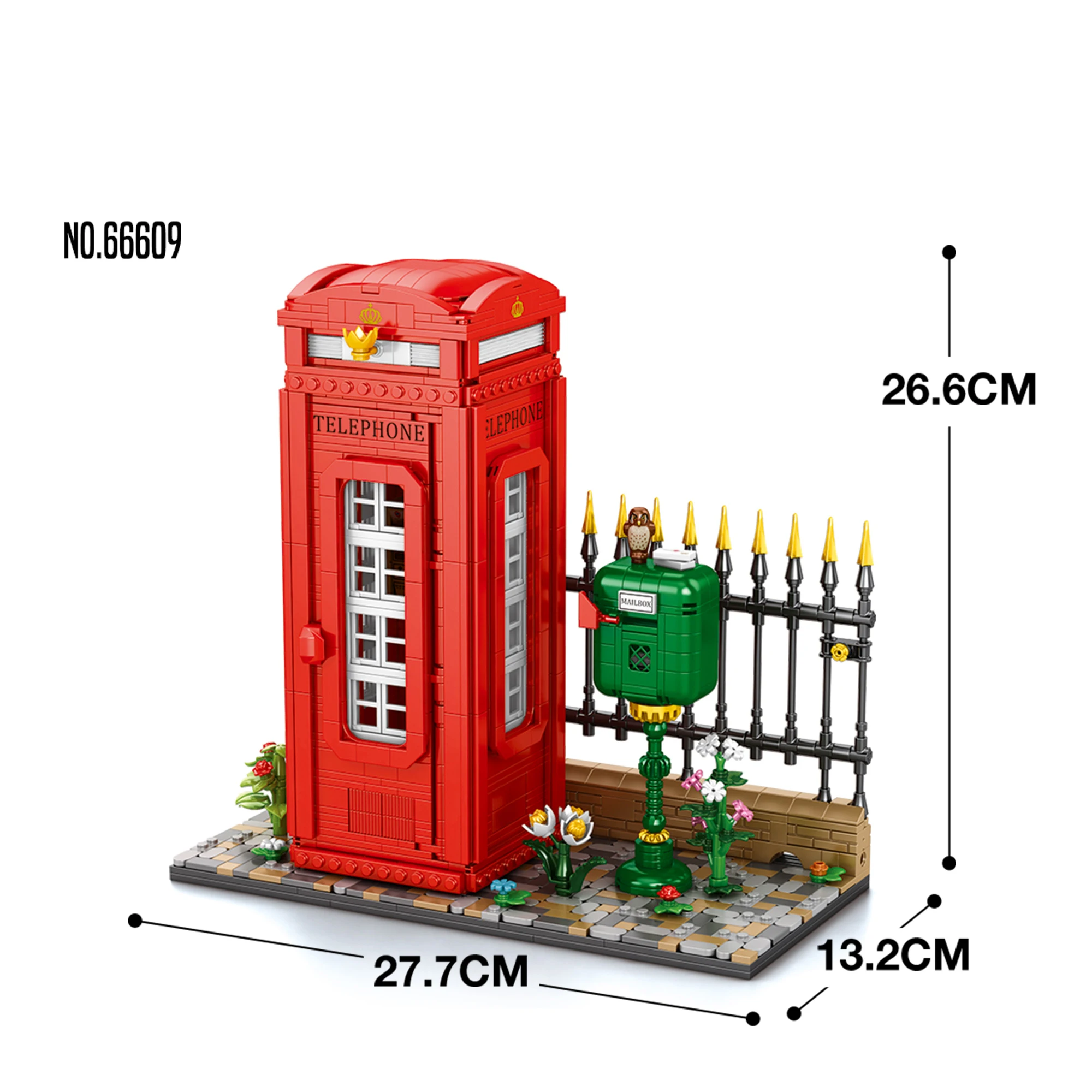 London Retro Red Telephone Booth Building Blocks, Creative Flores Phone Box for The Office and Home Set, Adult Kid Collect Gift
London Retro Red Telephone Booth Building Blocks, Creative Flores Phone Box for The Office and Home Set, Adult Kid Collect Gift