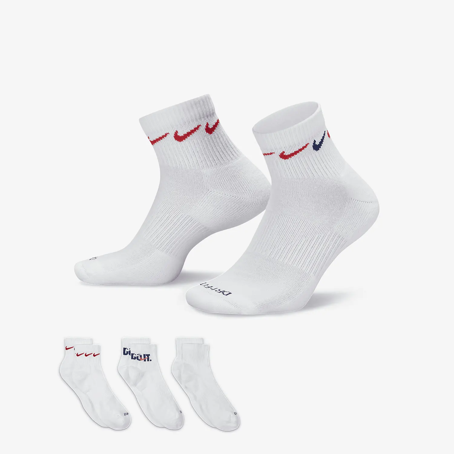 Оригинальный продукт Nike, новинка лета 2023, комплект из 3 спортивных носков унисекс DH3827-902 
Оригинальный продукт Nike, новинка лета 2023, комплект из 3 спортивных носков унисекс DH3827-902