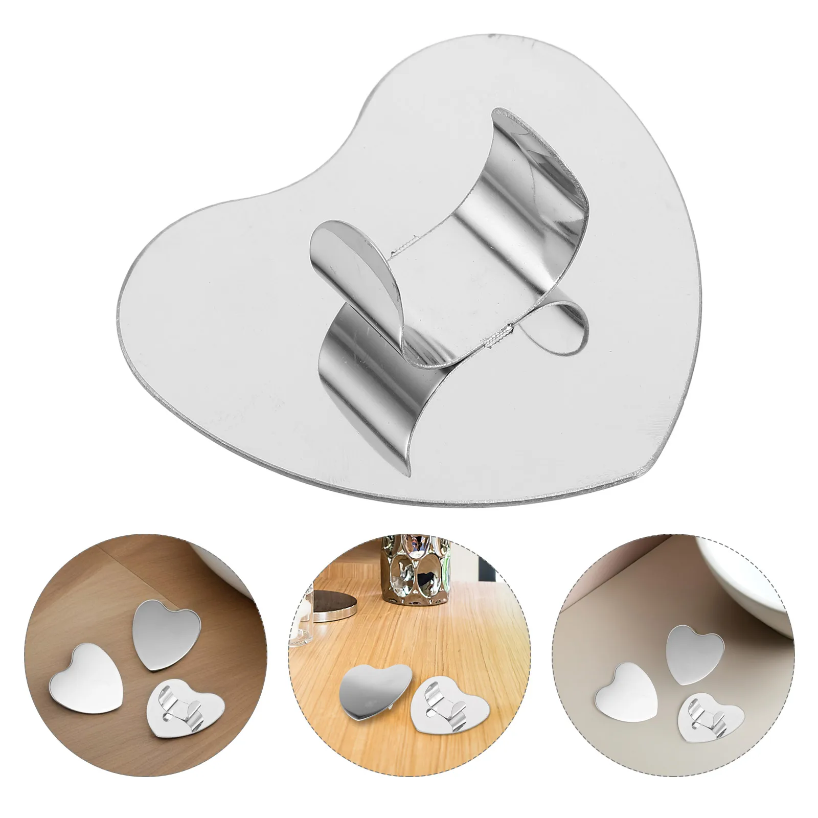 3pcs Stainless Steel Heart Shaped Makeup Mirror Mini Mirror For Travel Eyeshadow Palette Nail Polish Mixing Plate Empty
3pcs Stainless Steel Heart Shaped Makeup Mirror Mini Mirror For Travel Eyeshadow Palette Nail Polish Mixing Plate Empty